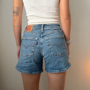 Levi's A-Line Blue Jean Shorts